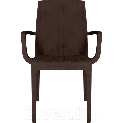 Стул пластиковый Ellastik Plast Rattan Ola Dom