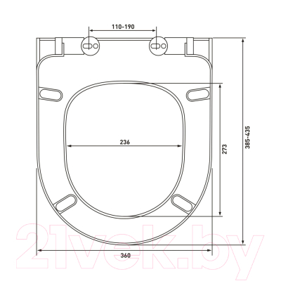 Унитаз подвесной VitrA SmoothFlush / 7551B003-0075+801-003-019