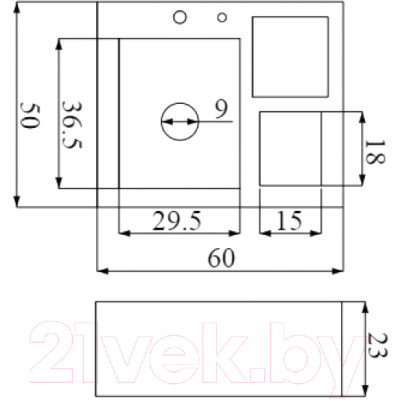 Мойка кухонная Wisent WM36050B + WW405B