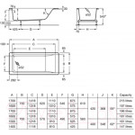 Ванна акриловая Roca Easy 150x70 / ZRU9302904