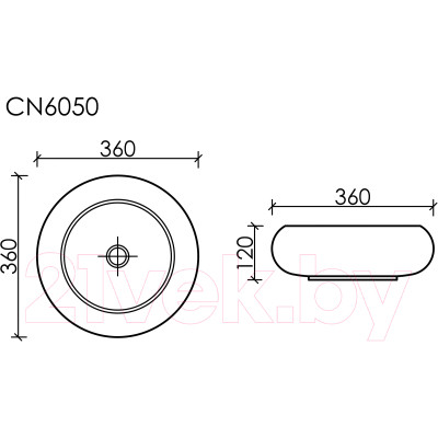 Умывальник Ceramica Nova Element CN6050MB