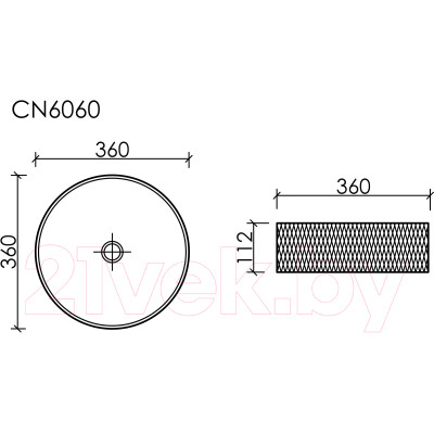 Умывальник Ceramica Nova Element CN6060