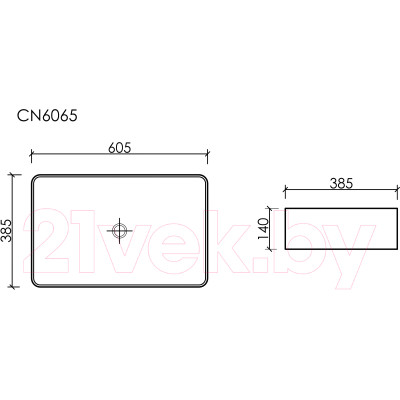 Умывальник Ceramica Nova Element CN6065