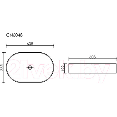 Умывальник Ceramica Nova Element CN6048MHL