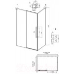 Душевой уголок Grossman Galaxy 110x90x195 / 120.K33.01.1190.21.02