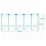 Каркасный бассейн Intex Prism Frame Chevron 26746