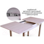 Обеденный стол СВД Юнио 100-130x60 / 054.П22.Х