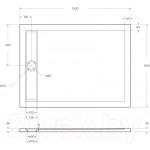 Душевой поддон BelBagno TRAY-BB-DUE-AH-120/90-4-W0