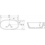 Умывальник Abber Rechteck AC2206MW