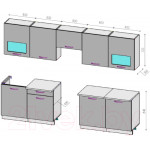 Кухонный гарнитур ВерсоМебель Эко-6 3.0