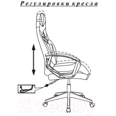 Кресло геймерское Бюрократ Zombie 50