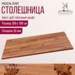 Столешница для стола Millwood 200x100