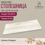 Столешница для стола Millwood 110x80x3.6