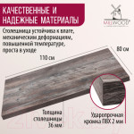 Столешница для стола Millwood 110x80x3.6