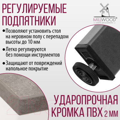 Обеденный стол Millwood Сеул 200x80x75