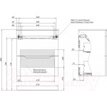 Тумба под умывальник Aquanet Практика 60 / 330458