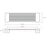Полка для ванной Bemeta Graphit 156102272