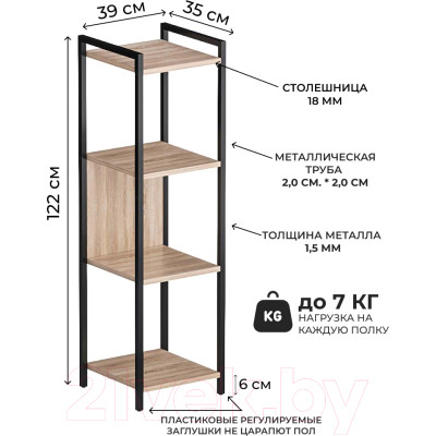 Стеллаж Макс Стайл СтМ-1220-Н1145 ST10