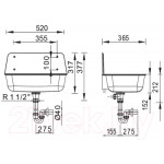 Раковина для дачи Styron STY-355-K