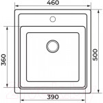 Мойка кухонная Granrus GR-460