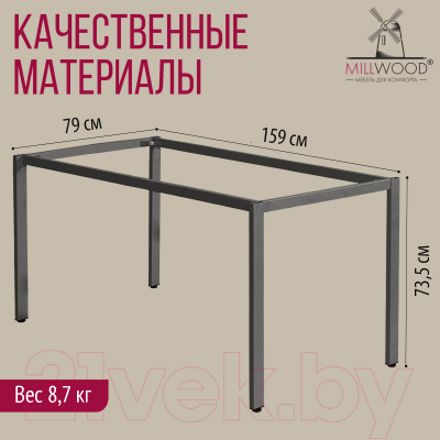 Подстолье Millwood Сеул 160x80