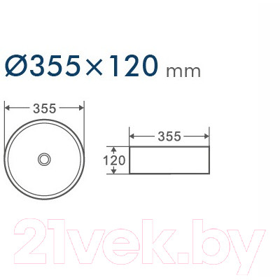 Умывальник D&K Matrix DT1391516