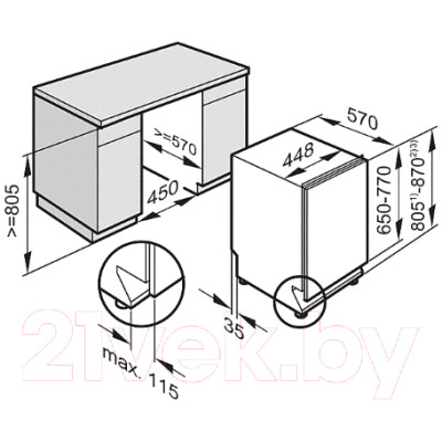 Посудомоечная машина Miele G5481 SCVi SL Active / 21548162RU