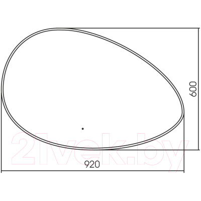 Зеркало Abber Kontur AG6301SC-0.92