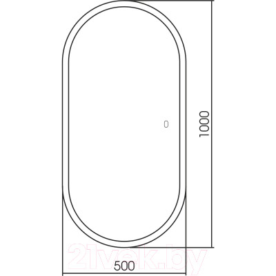 Зеркало Abber Kontur AG6303S-1.0