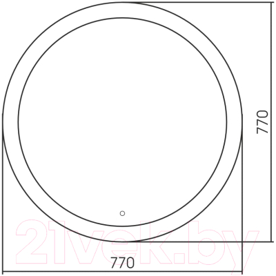 Зеркало Abber Mond AG6202SL-0.77