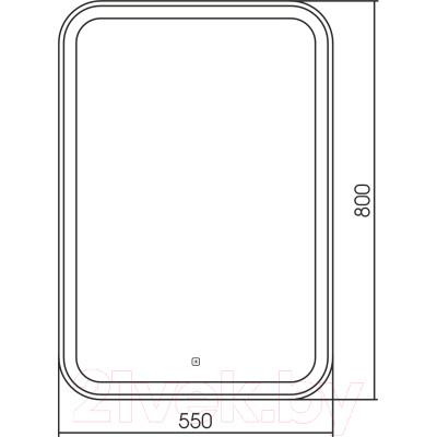 Зеркало Abber See AG6106S