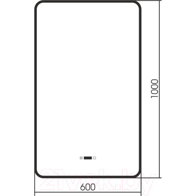 Зеркало Abber See AG6114SWHB