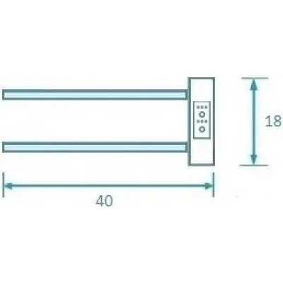 Полотенцесушитель электрический Маргроид Ferrum Cook СНШ 18x40