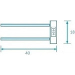 Полотенцесушитель электрический Маргроид Ferrum Cook СНШ 18x40