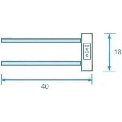 Полотенцесушитель электрический Маргроид Ferrum Cook СНШ 18x40