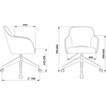 Кресло офисное Бюрократ CH-380GL