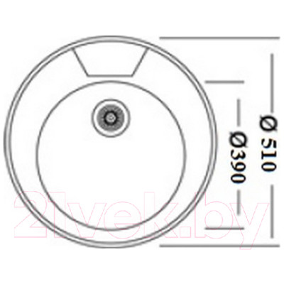 Мойка кухонная Kromevye EC 246 D