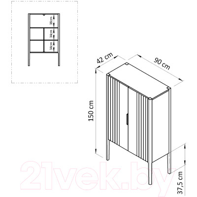 Шкаф Dipriz Розенбург Д.70034.1