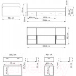 Односпальная кровать Dipriz Borо 90x200 / Д.80070.2