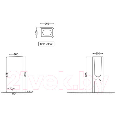 Пьедестал Jaquar LAS-WHT-91301