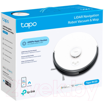 Робот-пылесос TP-Link Tapo RV30