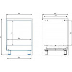 Шкаф под духовку Dipriz Д.70088.2