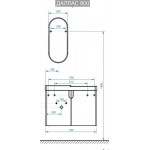 Тумба под умывальник Belux Даллас НП 80