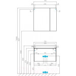 Тумба с умывальником Акватон Асти 70