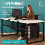 Компьютерный стол Millwood Каир 2 с вырезом 140x80x74.2