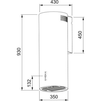 Вытяжка коробчатая Franke Axis 35 BK