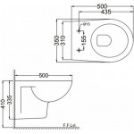 Унитаз подвесной Jaquar ECS-WHT-955SPP