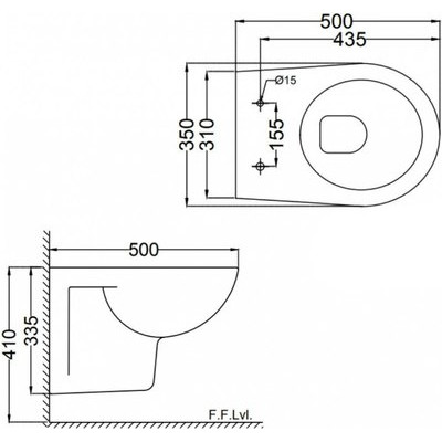 Унитаз подвесной Jaquar ECS-WHT-955SPP