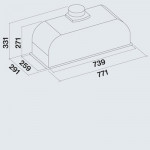 Вытяжка скрытая Falmec Gruppo Incasso Plus 70 / CGIW70.E26P2#EUB490F