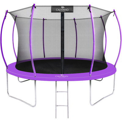 Батут Calviano 374см 12ft Inside master purple